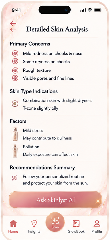 Create Your Profile & Scan Your Skin