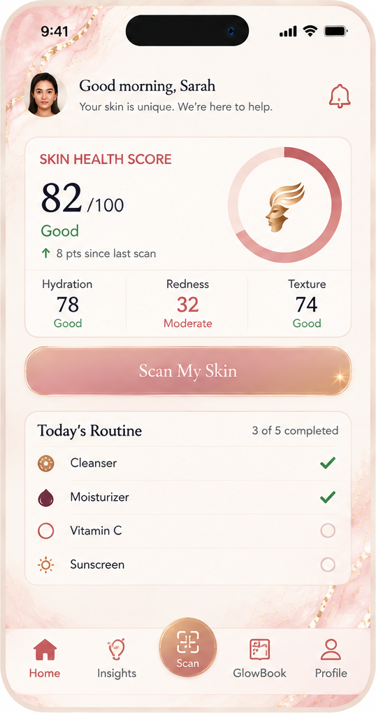 Skinlyst AI App Interface